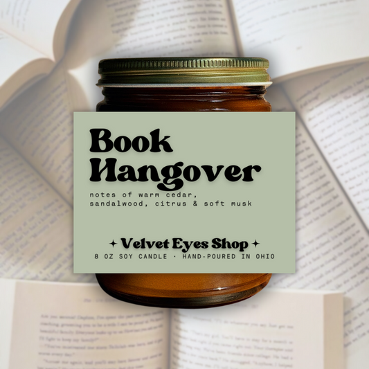 Book Hangover 8oz Candle
