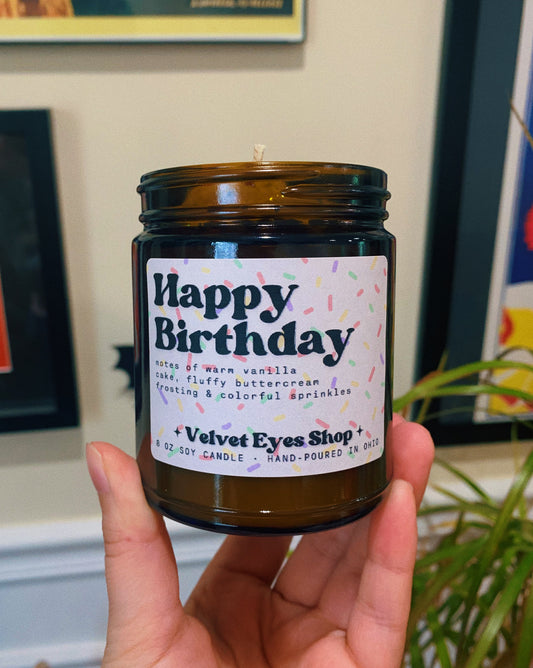Birthday Cake Soy Candle