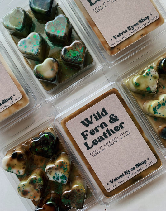 Wild Fern & Leather Wax Melt