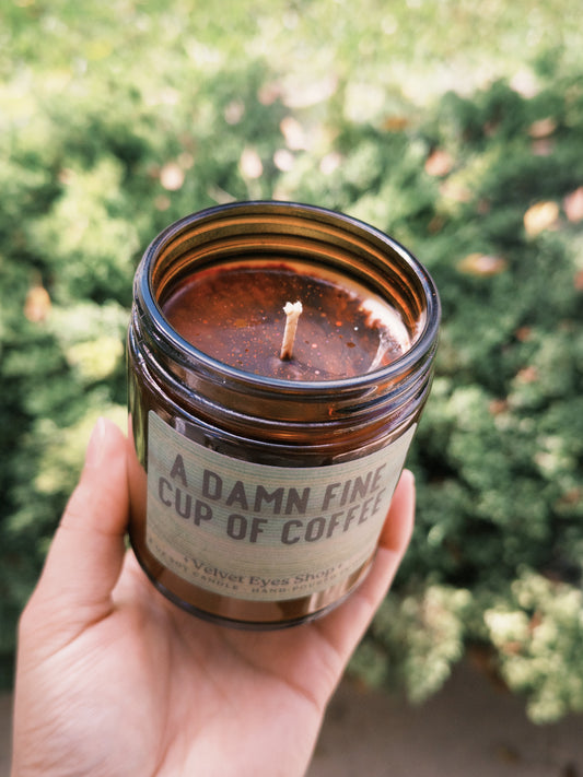 A Damn Fine Cup Of Coffee Candle - Twin Peaks Inspired