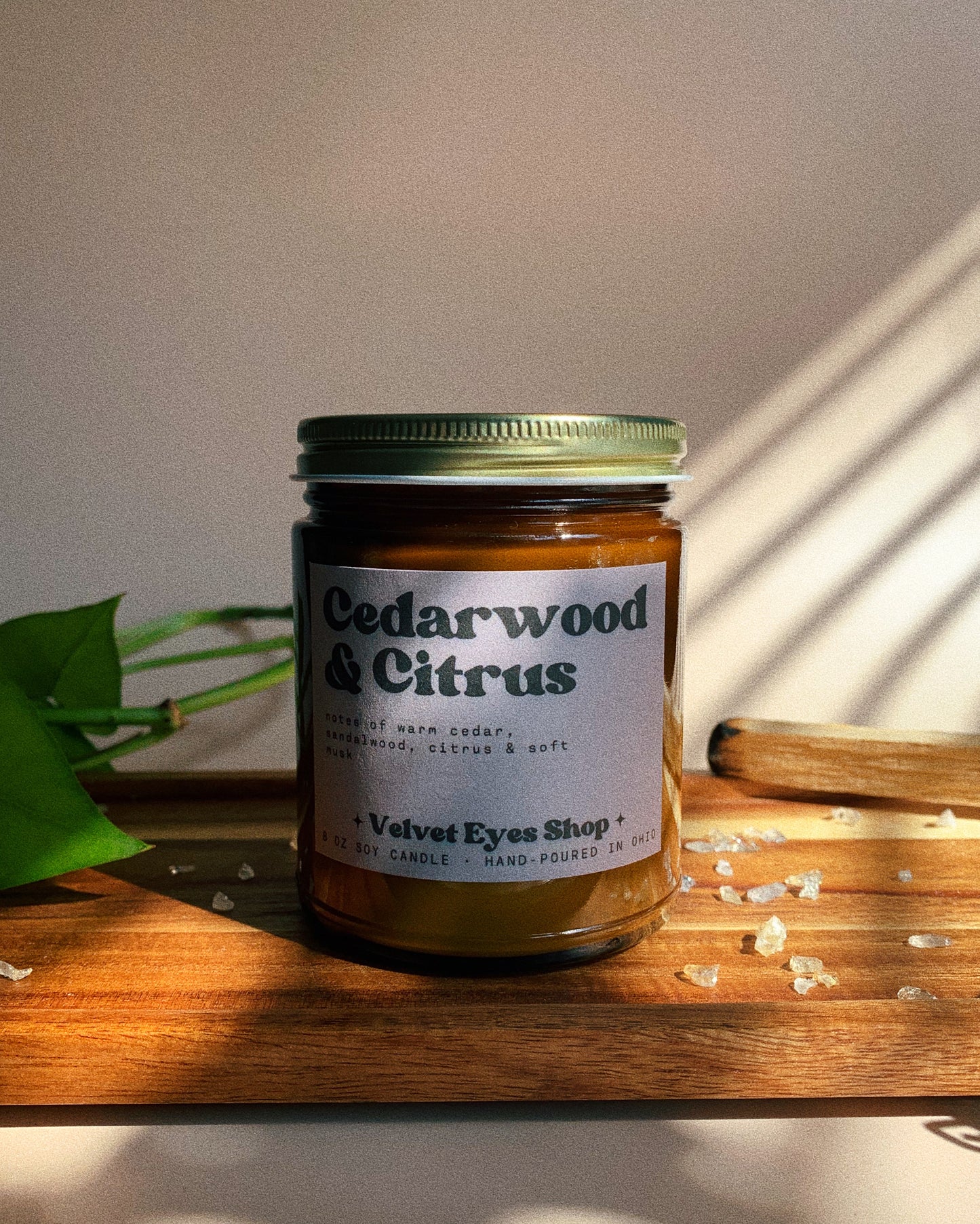 Cedarwood & Citrus Soy Candle