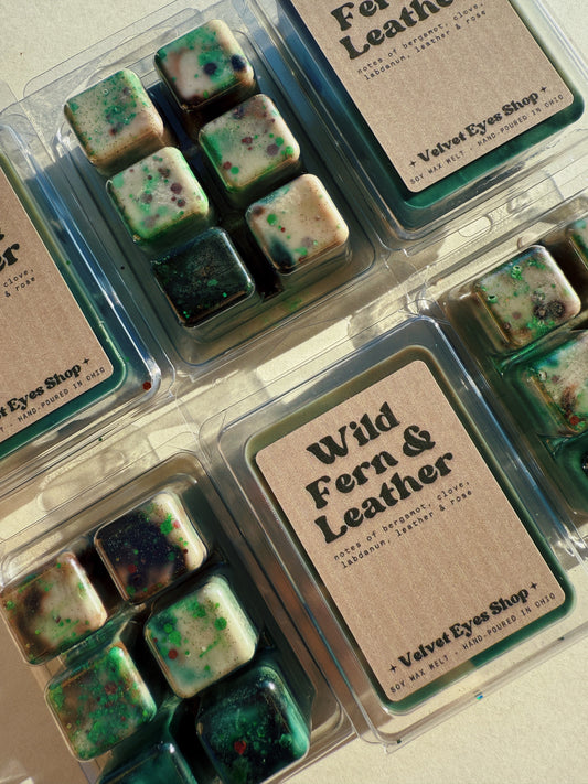 Wild Fern & Leather Wax Melt