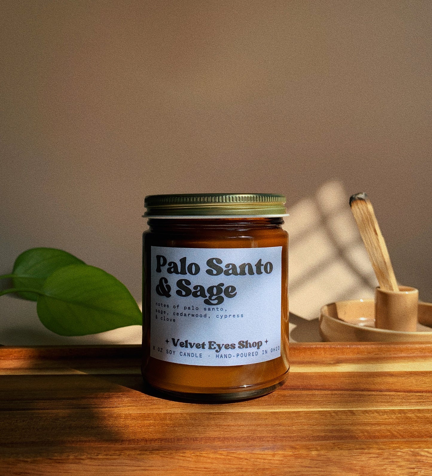 Palo Santo & Sage Soy Candle