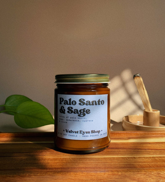 Palo Santo & Sage Soy Candle