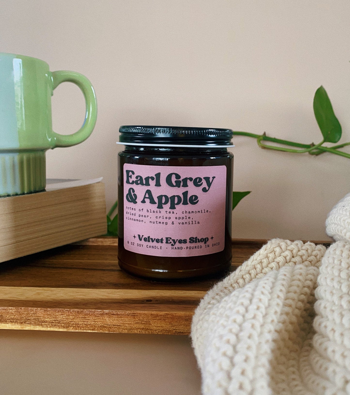 Earl Grey & Apple Soy Candle