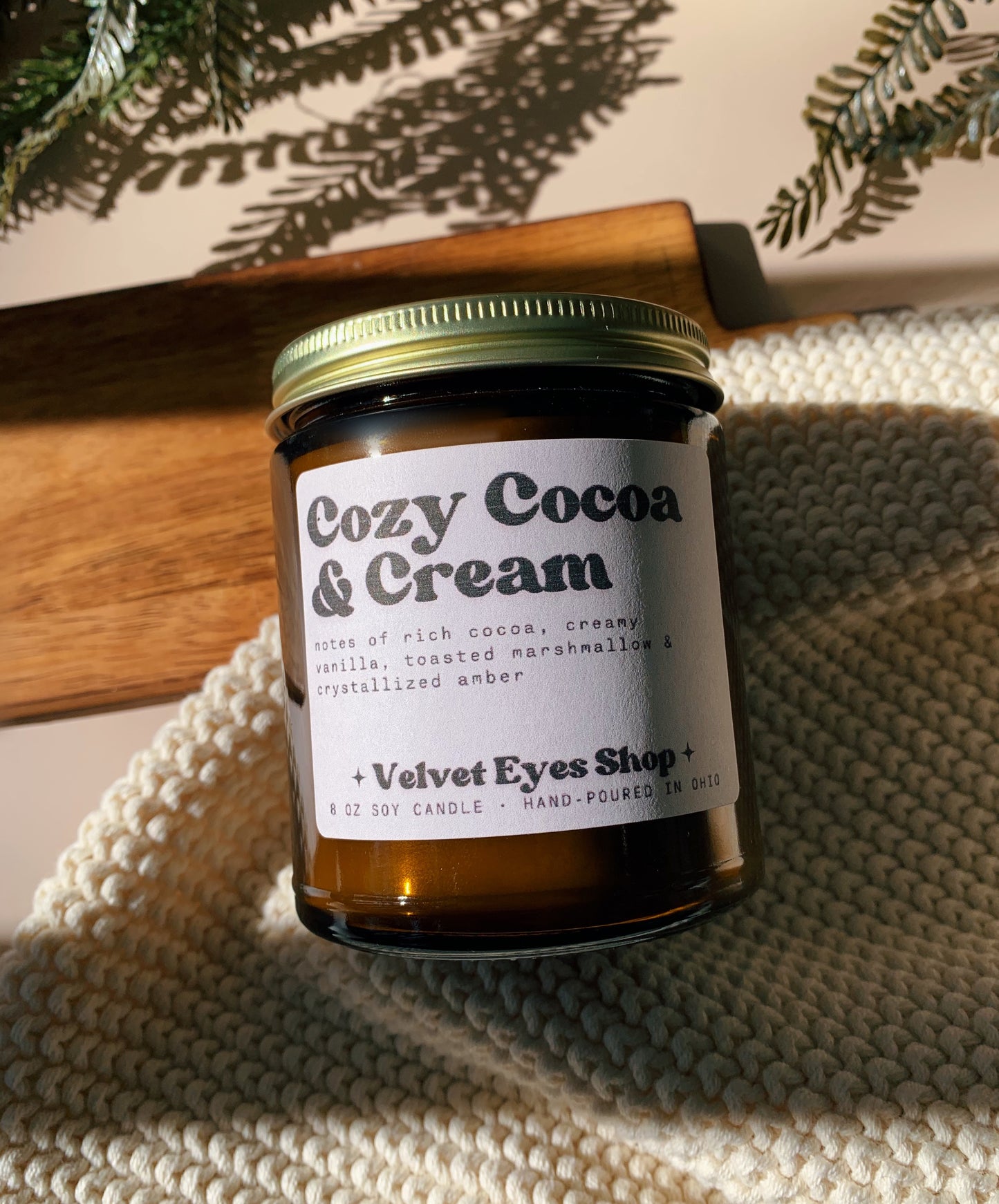 Cozy Cocoa & Cream Soy Candle