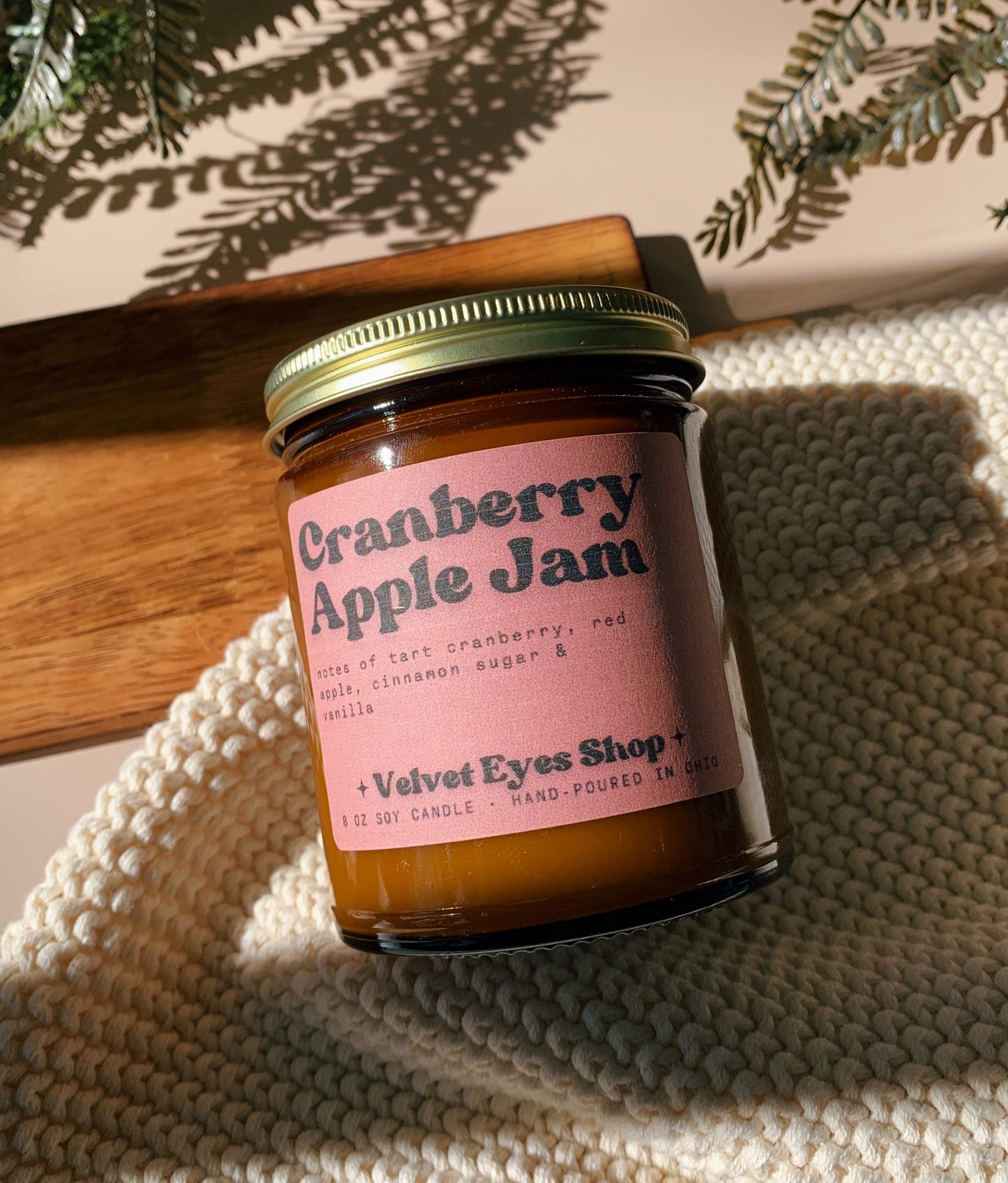 Cranberry Apple Jam Soy Candle