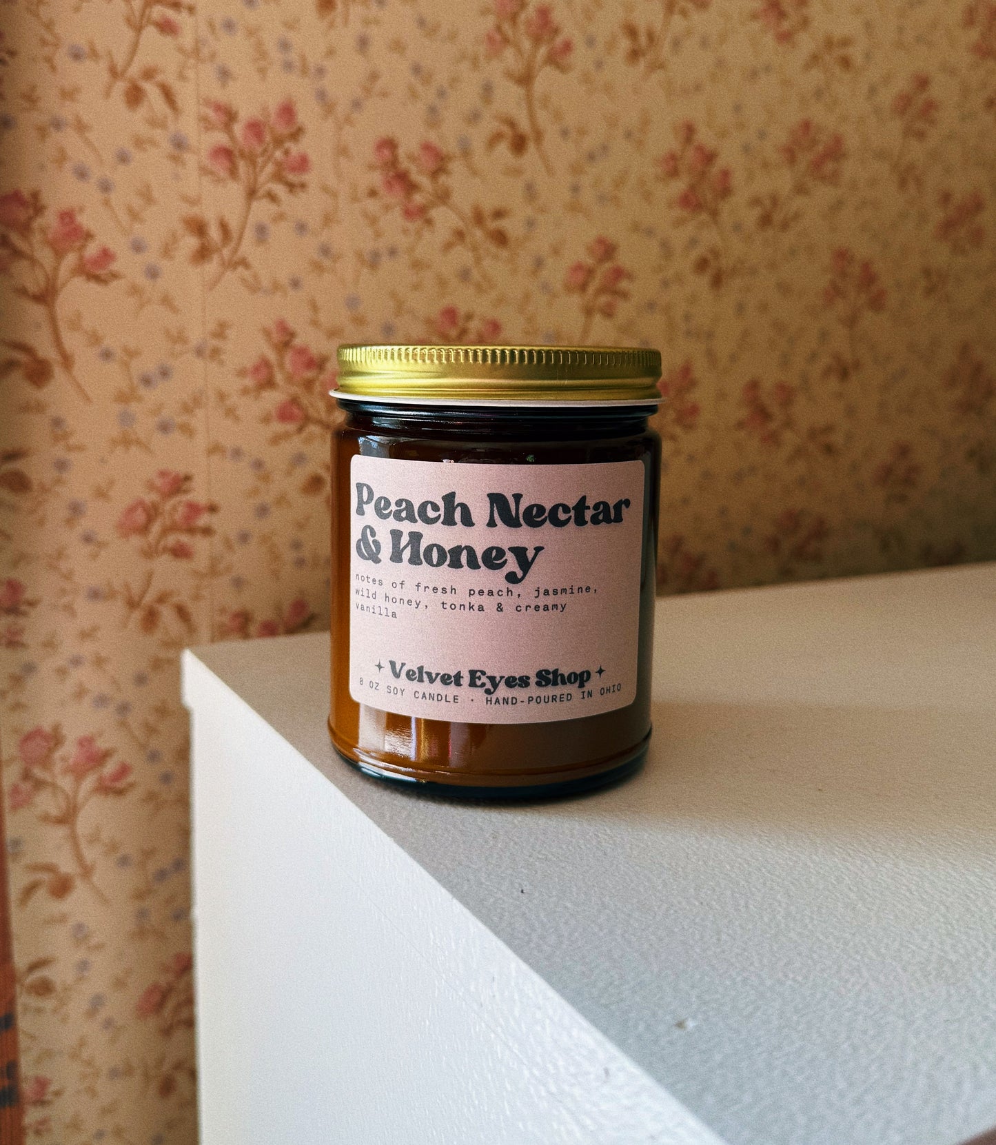 Peach Nectar & Honey Soy Candle