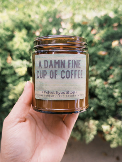 A Damn Fine Cup Of Coffee Candle - Twin Peaks Inspired