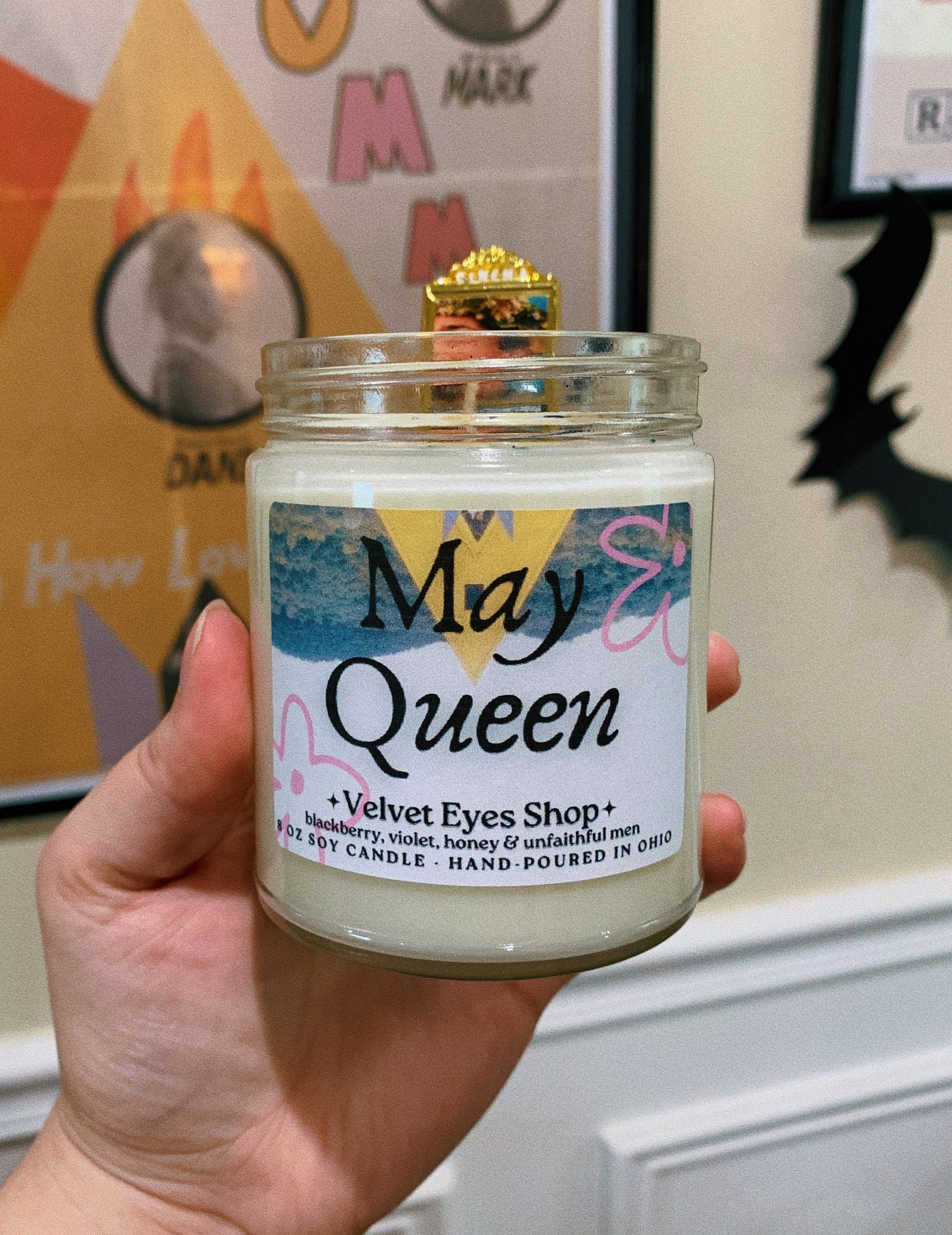 May Queen Candle - Midsommar Inspired