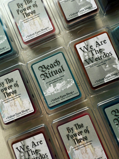 We Are The Weirdos / By The Power of Three / Beach Ritual Wax Melts - The Craft Inspired Set