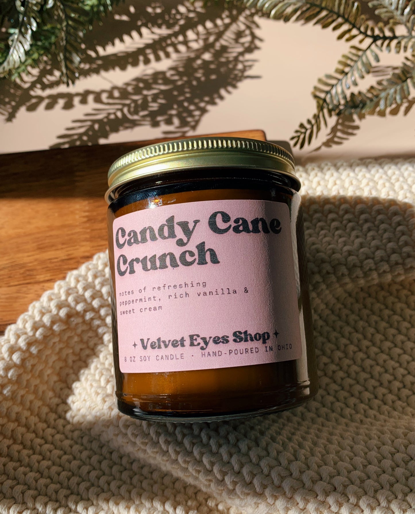 Candy Cane Crunch Soy Candle