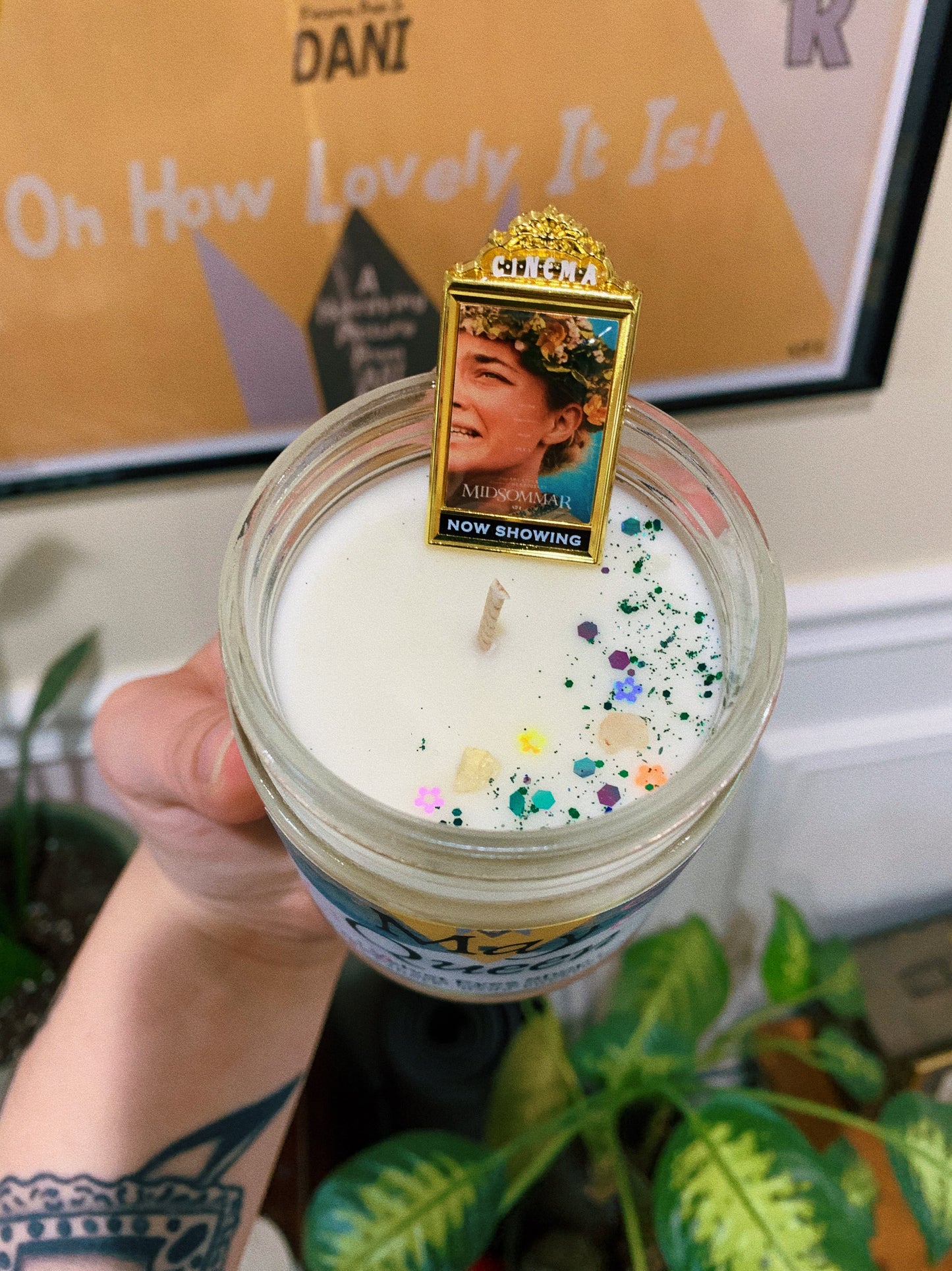 May Queen Candle - Midsommar Inspired