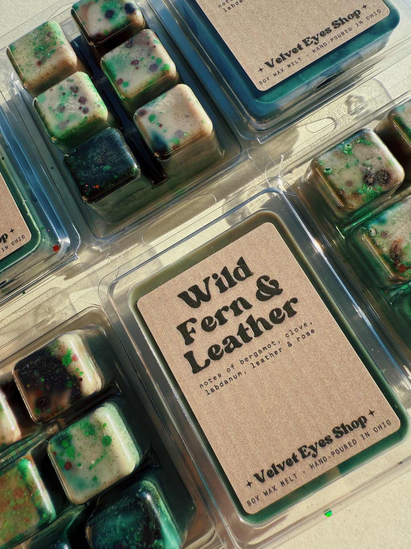 Wild Fern & Leather Wax Melt