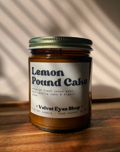 Lemon Pound Cake Soy Candle