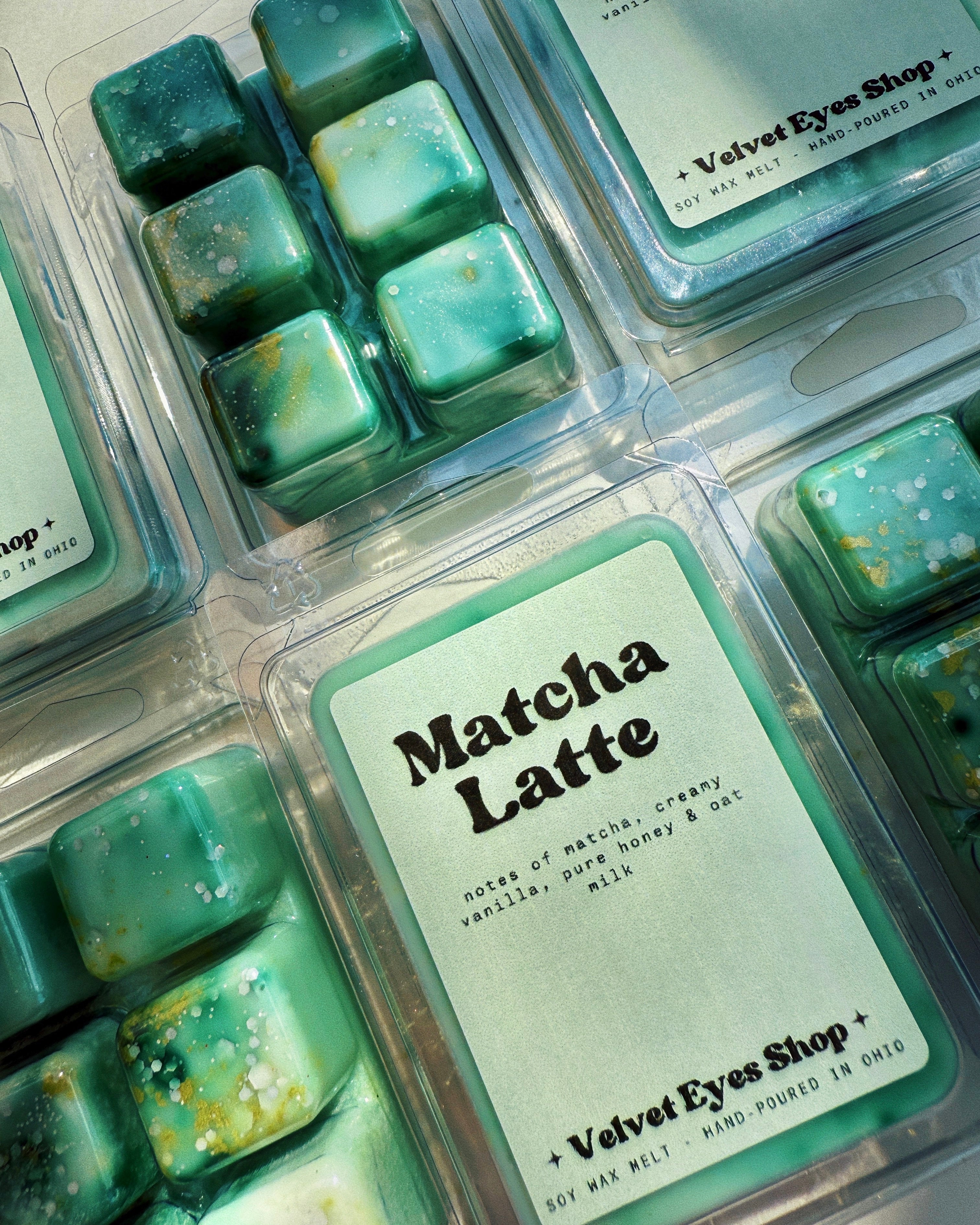 Matcha Latte Wax Melt – Velvet Eyes Shop