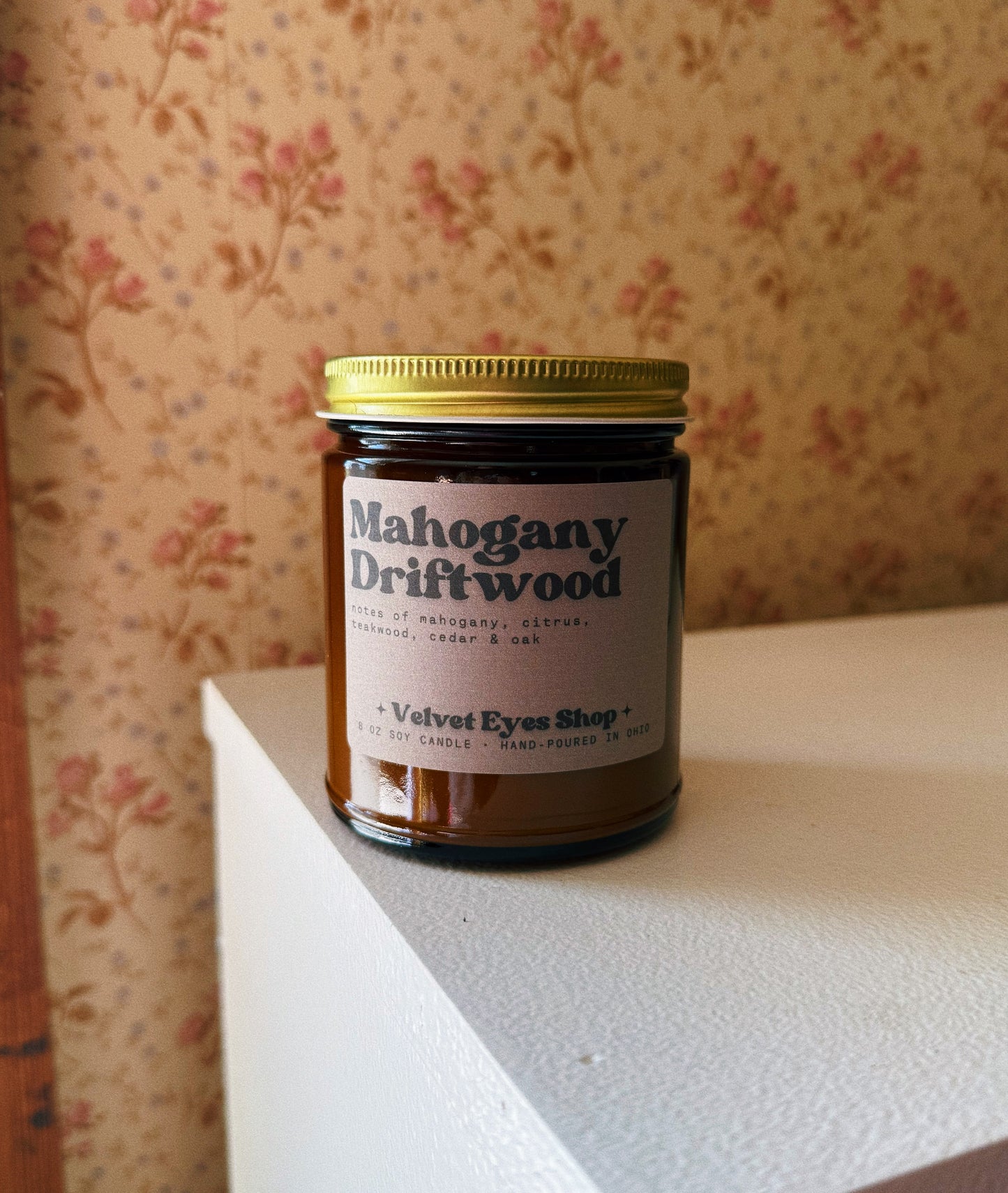 Mahogany Driftwood Soy Candle