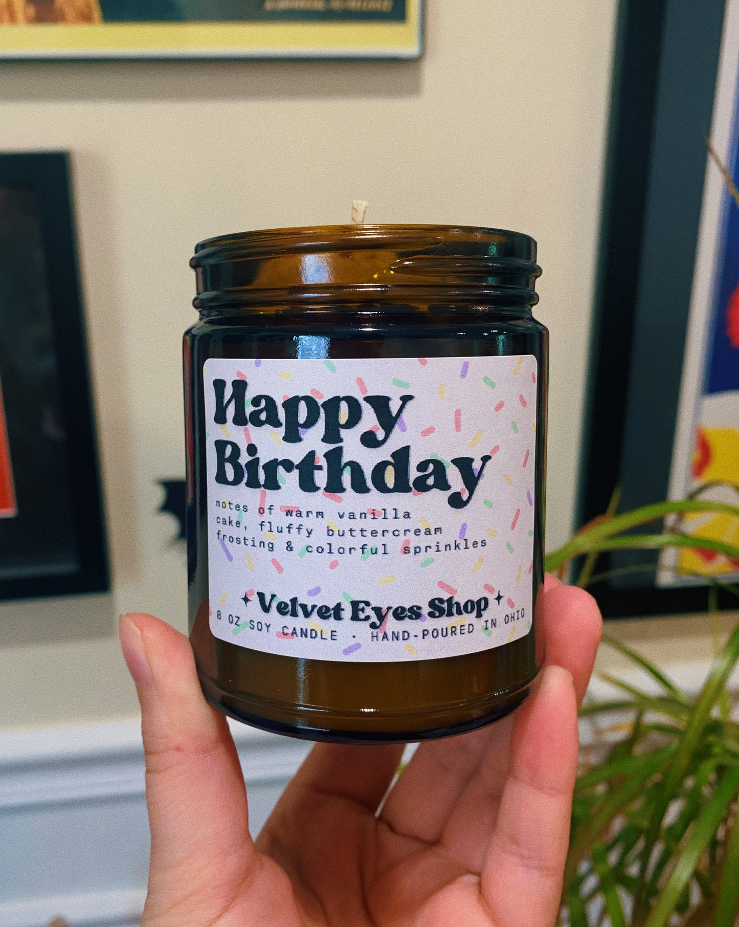 Birthday Cake Soy Candle