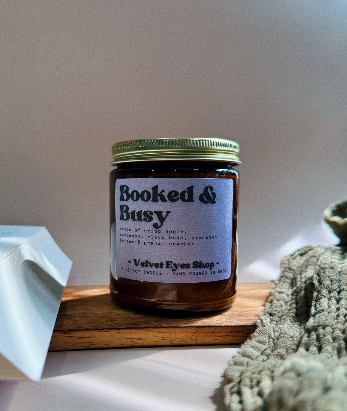 Booked & Busy 8oz Candle