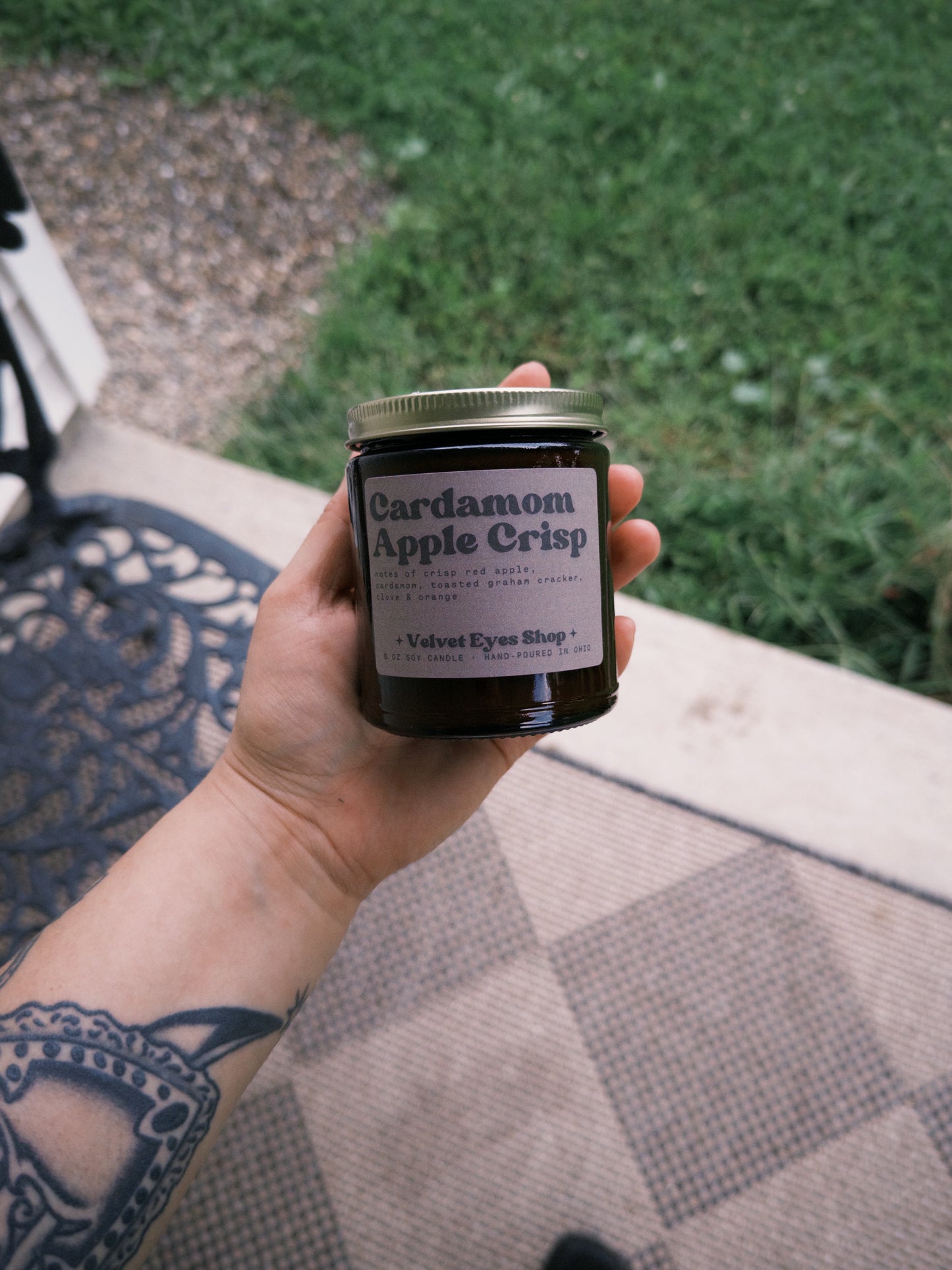 Cardamom Apple Crisp Soy Candle
