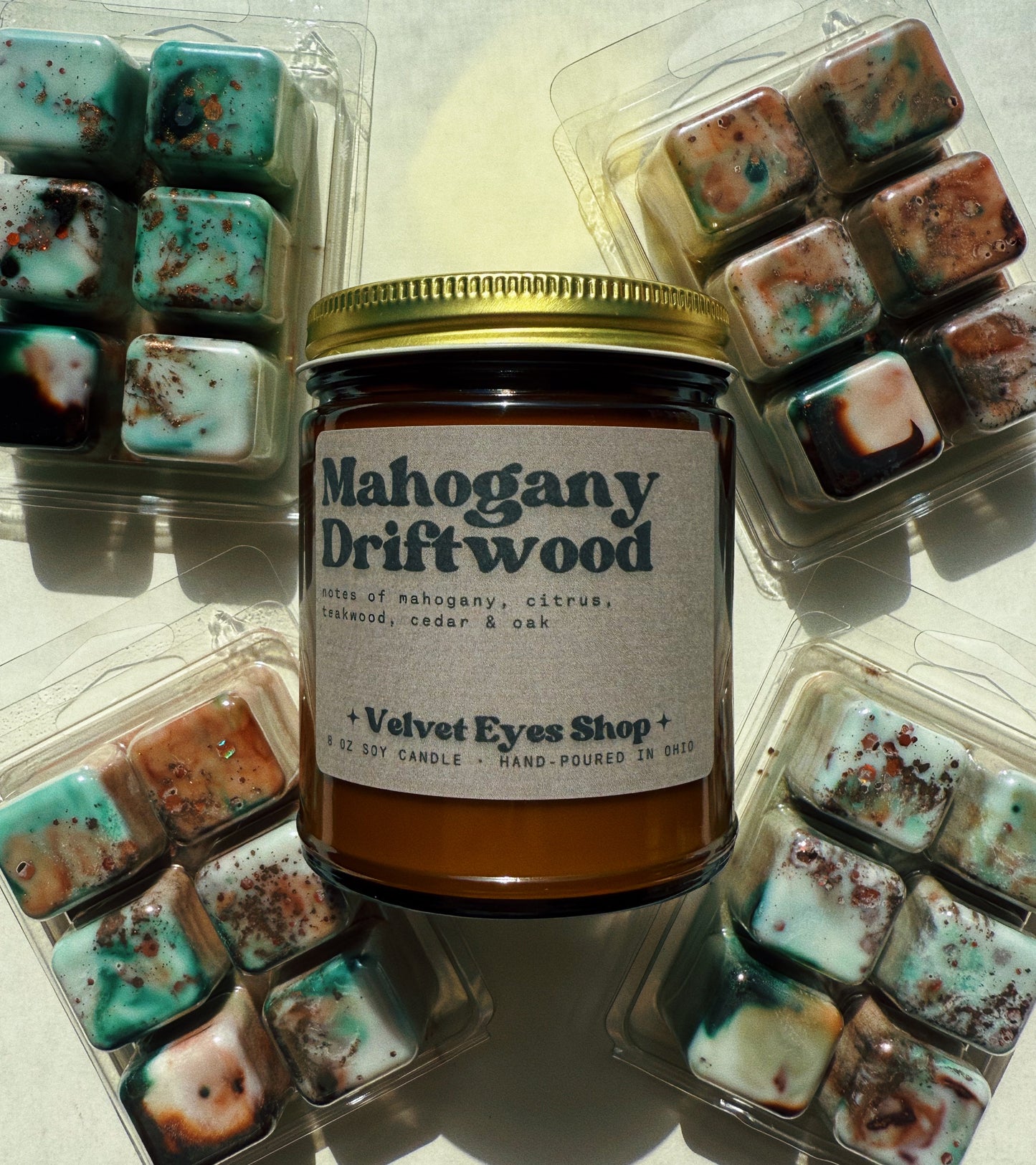 Mahogany Driftwood Soy Candle