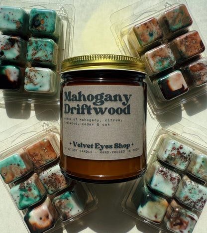Mahogany Driftwood Soy Candle