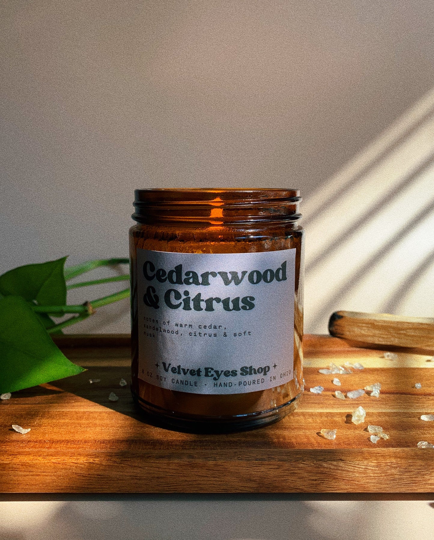 Cedarwood & Citrus Soy Candle