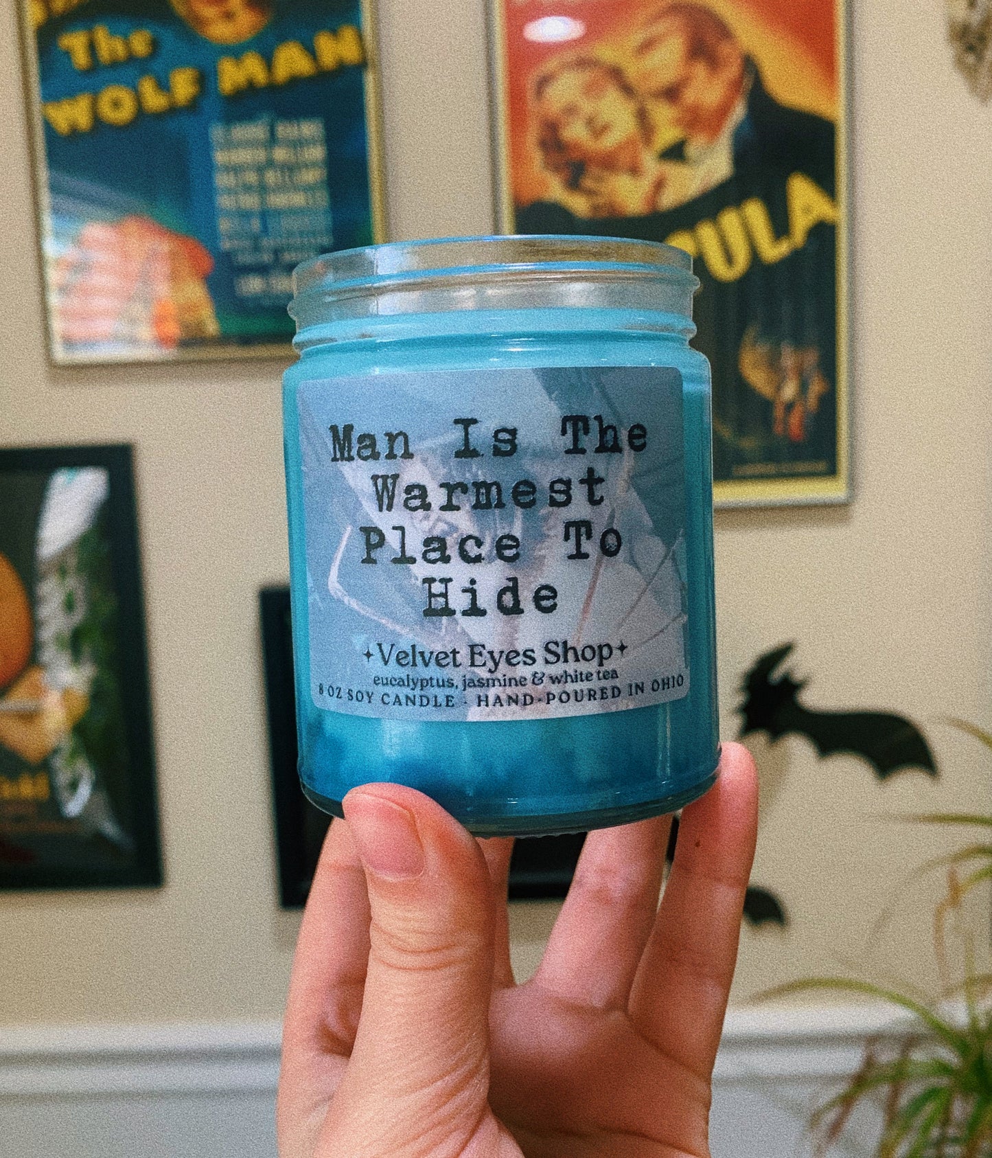 Man Is The Warmest Place To Hide Candle - The Thing Inspired