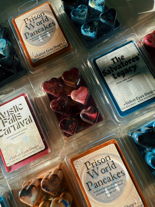 The Salvatores' Legacy / Mystic Falls Carnival / Prison World Pancakes Wax Melts - Vampire Diaries Inspired Set
