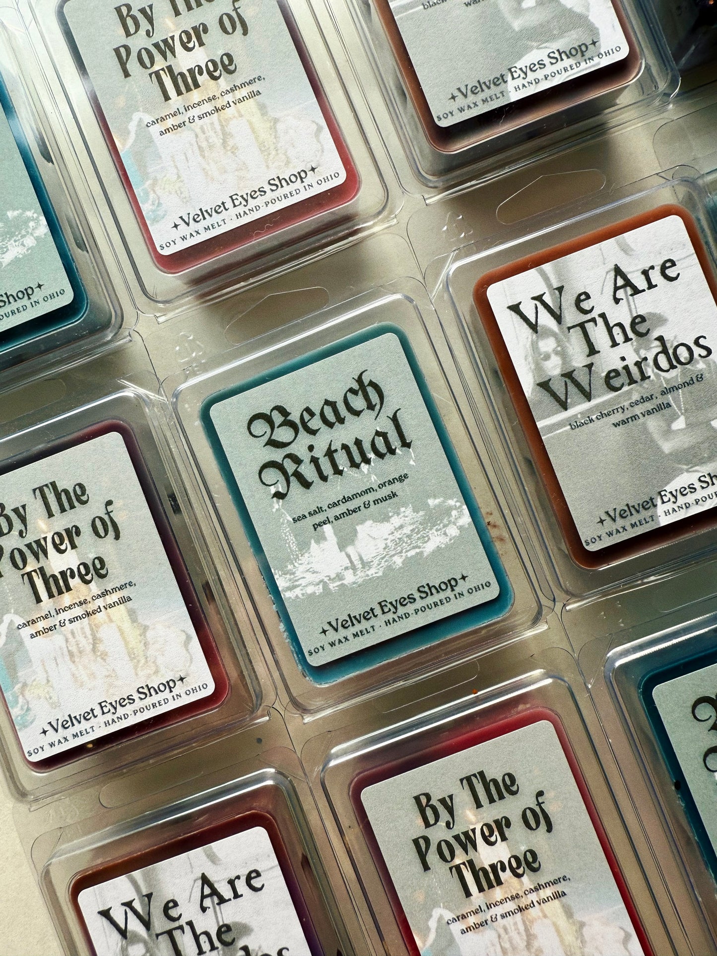 We Are The Weirdos / By The Power of Three / Beach Ritual Wax Melts - The Craft Inspired Set