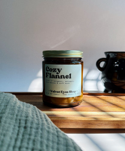 Cozy Flannel Soy Candle