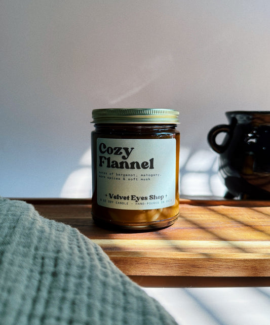 Cozy Flannel Soy Candle