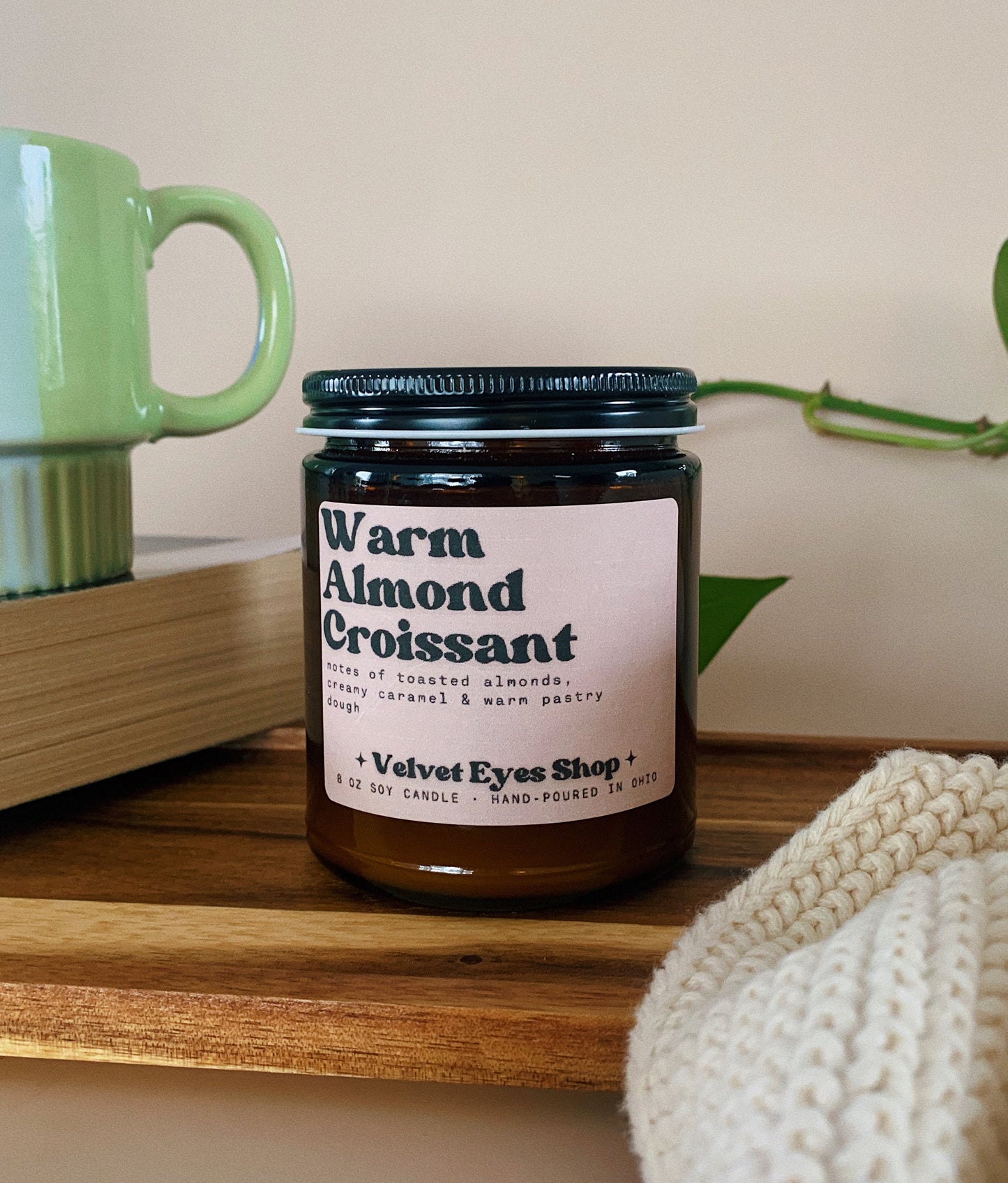 Warm Almond Croissant Soy Candle