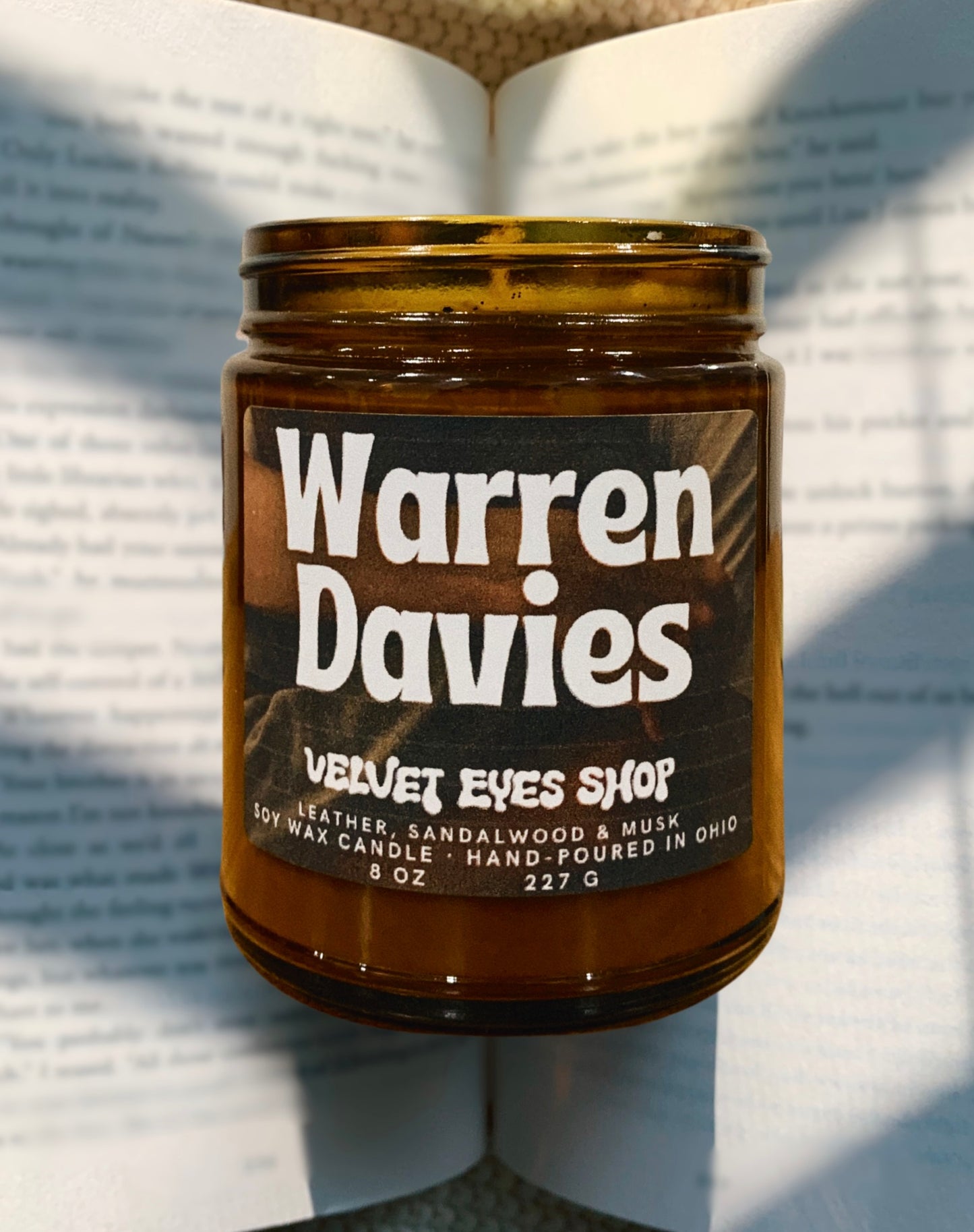 Warren Davies - Book Boyfriend Candle