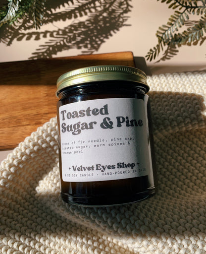 Toasted Sugar & Pine Soy Candle