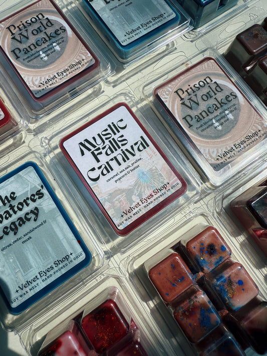 The Salvatores' Legacy / Mystic Falls Carnival / Prison World Pancakes Wax Melts - Vampire Diaries Inspired Set