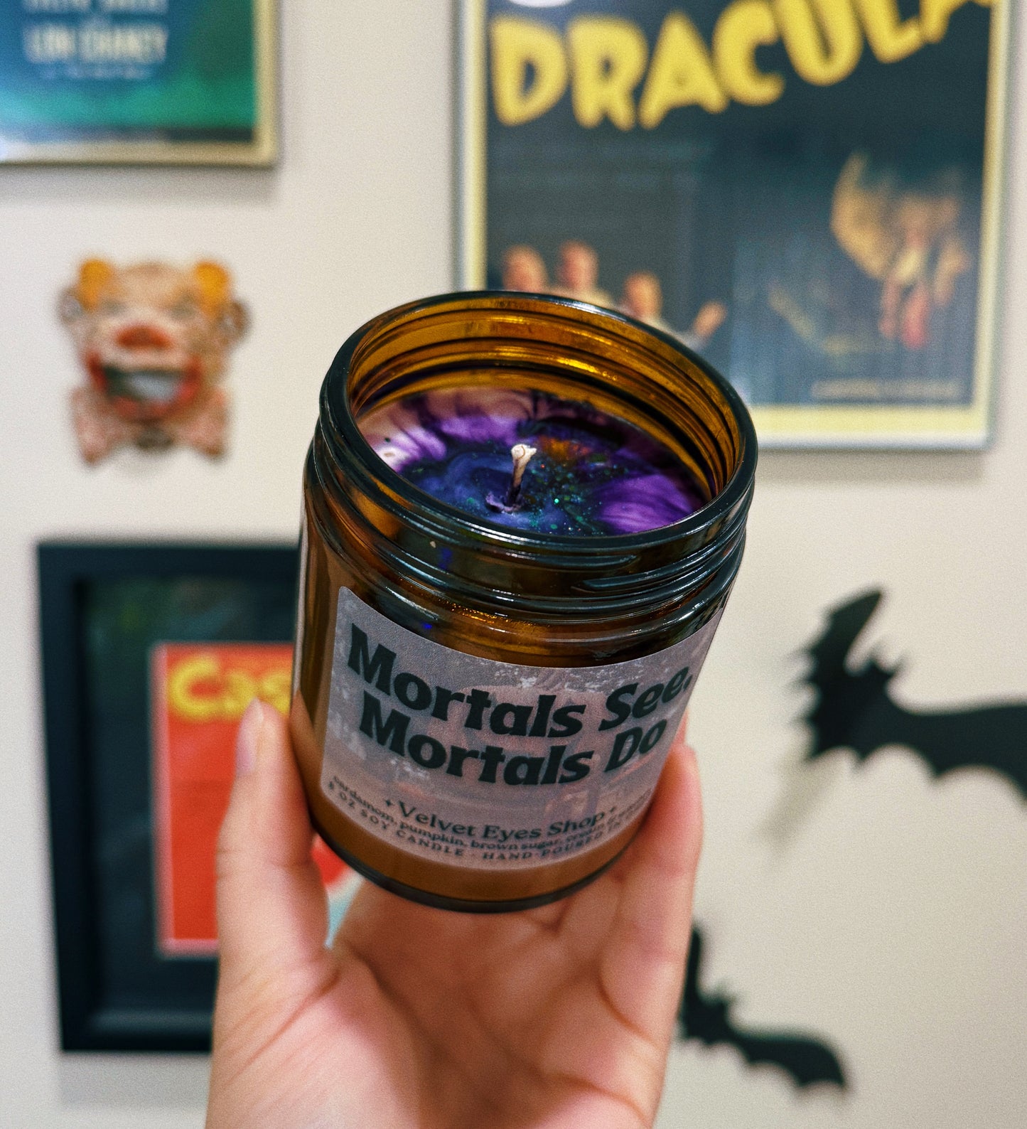 Mortals See, Mortals Do Soy Candle - Halloweentown Inspired