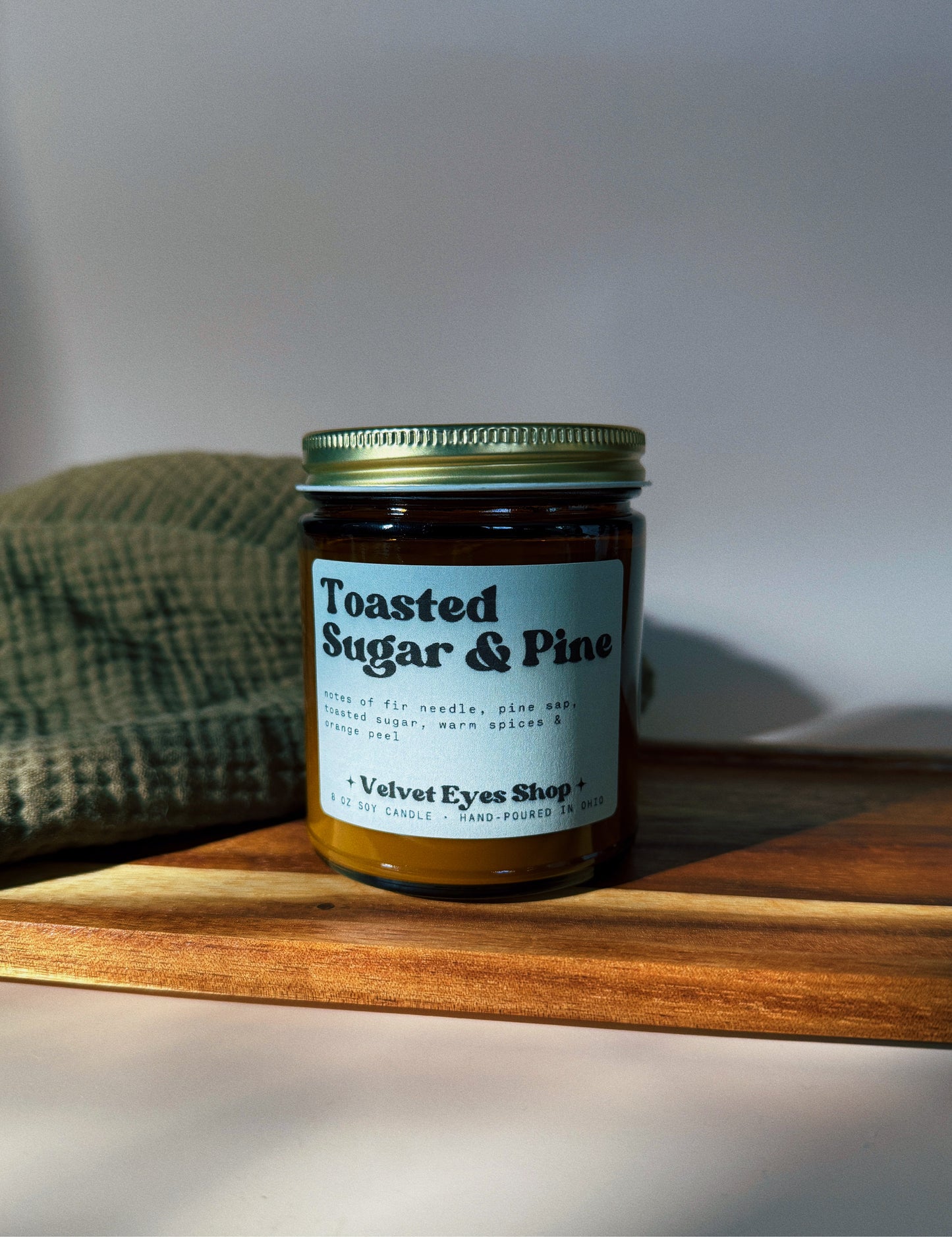 Toasted Sugar & Pine Soy Candle