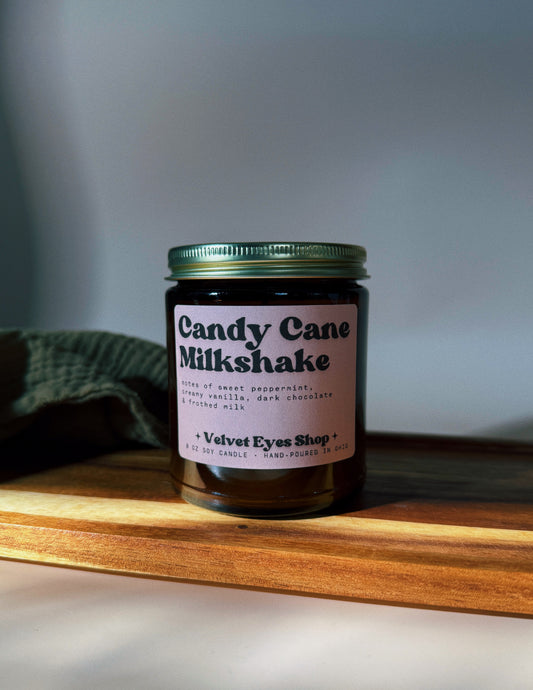 Candy Cane Milkshake Soy Candle
