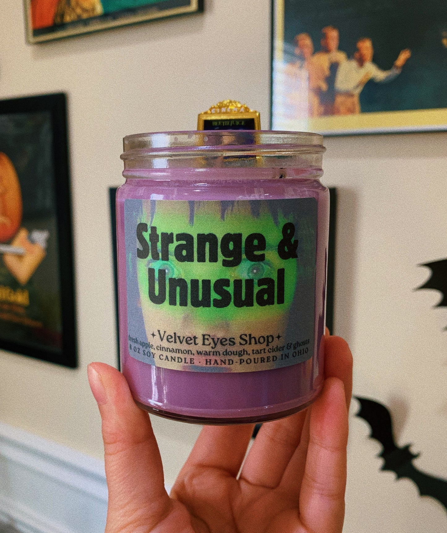 Strange And Unusual Candle - Beetlejuice Inspired