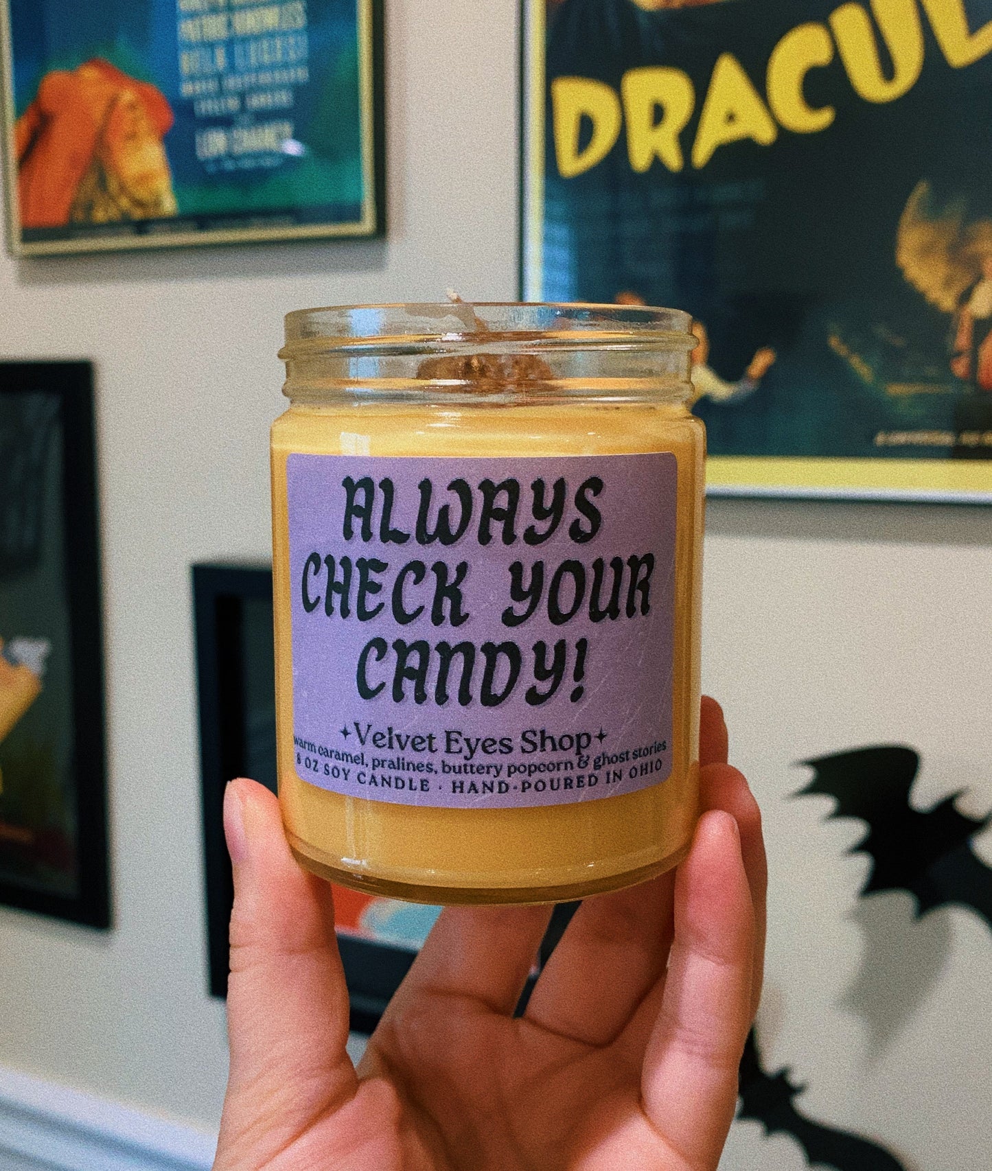 Always Check Your Candy Candle - Trick R Treat Inspired