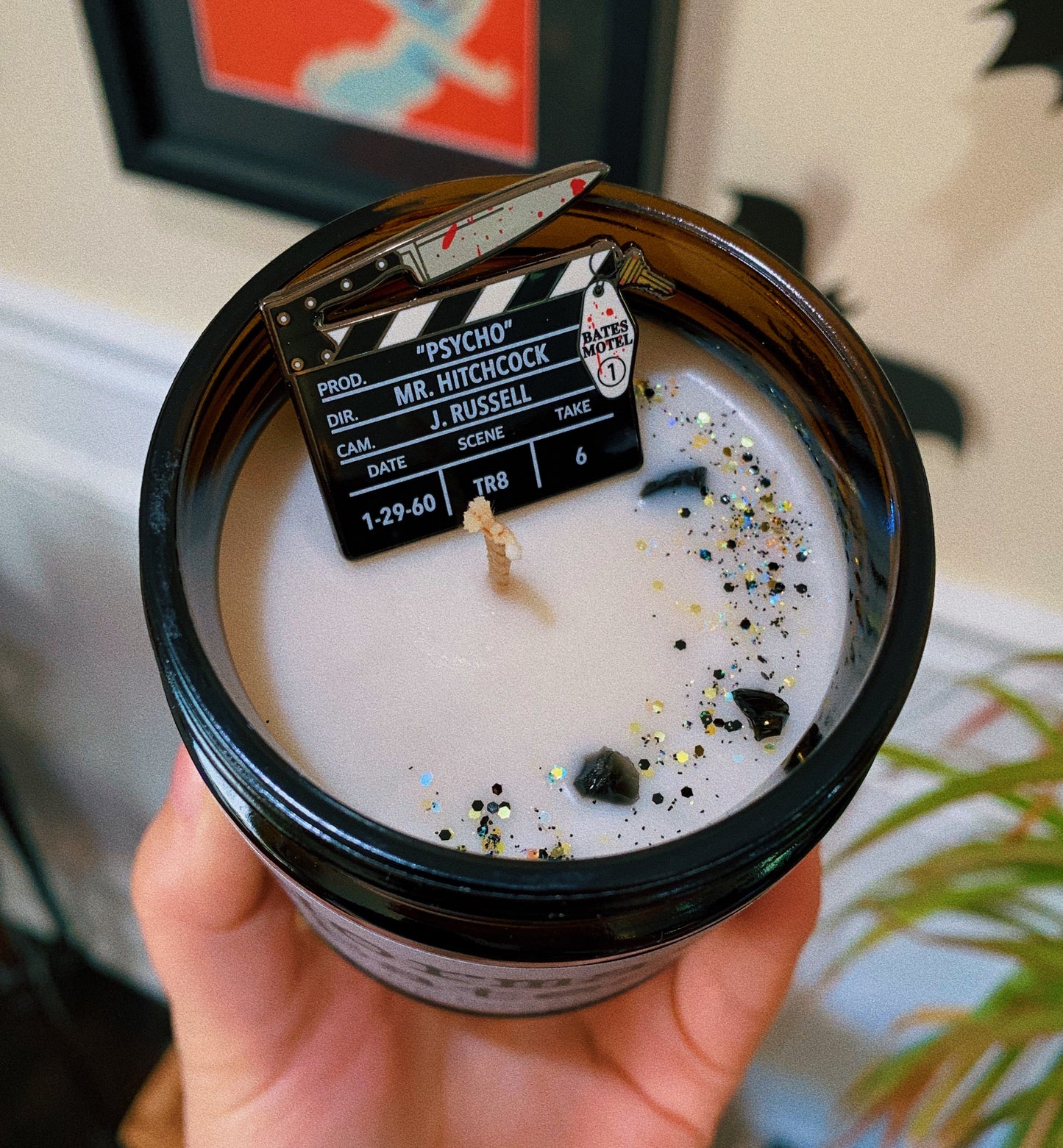 Norman Bates Candle - Psycho Inspired