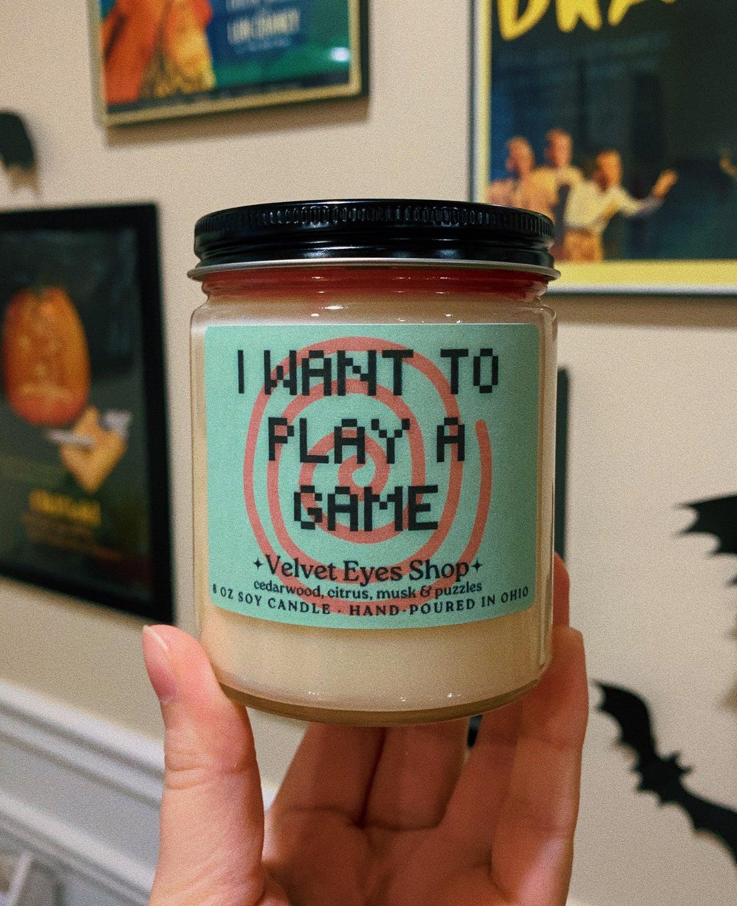 I Want To Play A Game Candle - SAW Inspired