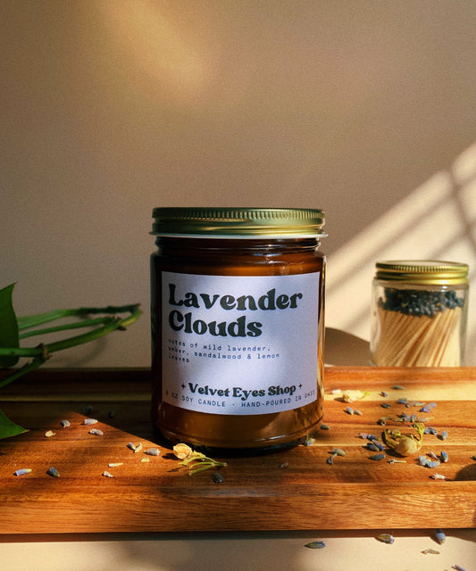 Lavender Clouds Soy Candle